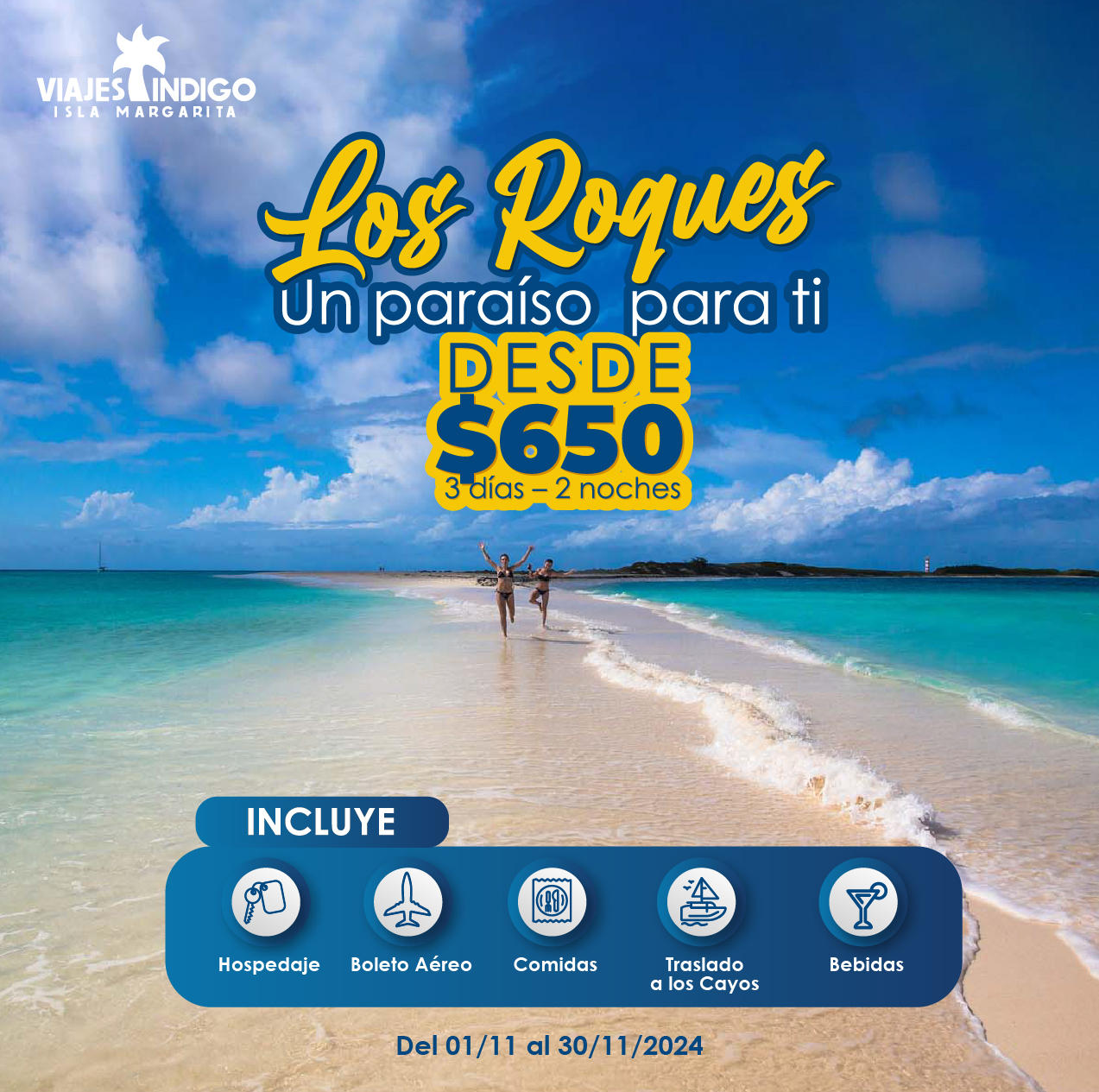 3 DIAS Y 2 NOCHES EN LOS ROQUES 🌞🌛🌴 UN PARAISO PARA TI 😎🌟