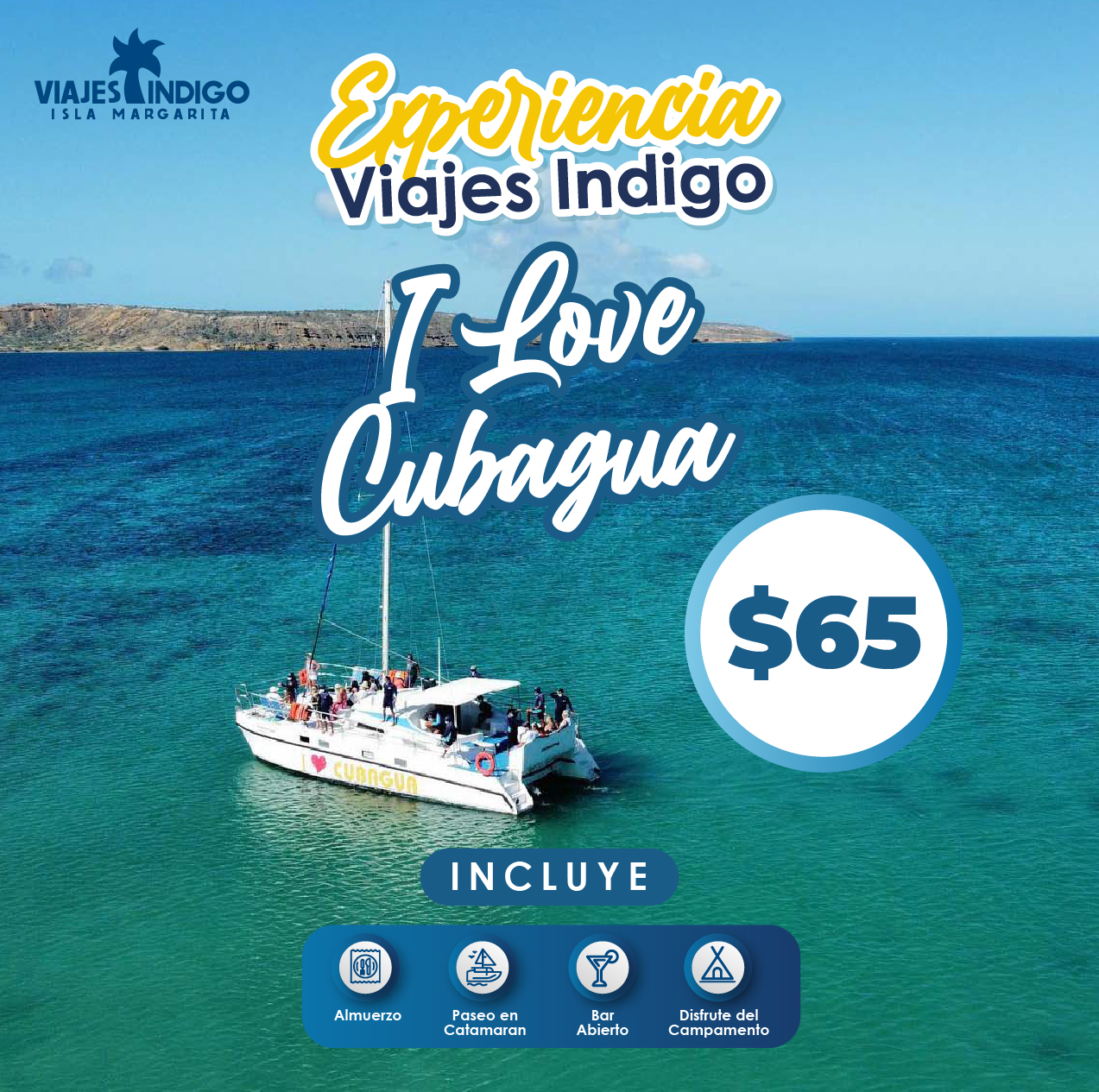 EXPERIENCIA VIAJES INDIGO 🌴😎 I LOVE 💖 CUBAGUA🌊🏖️🌞