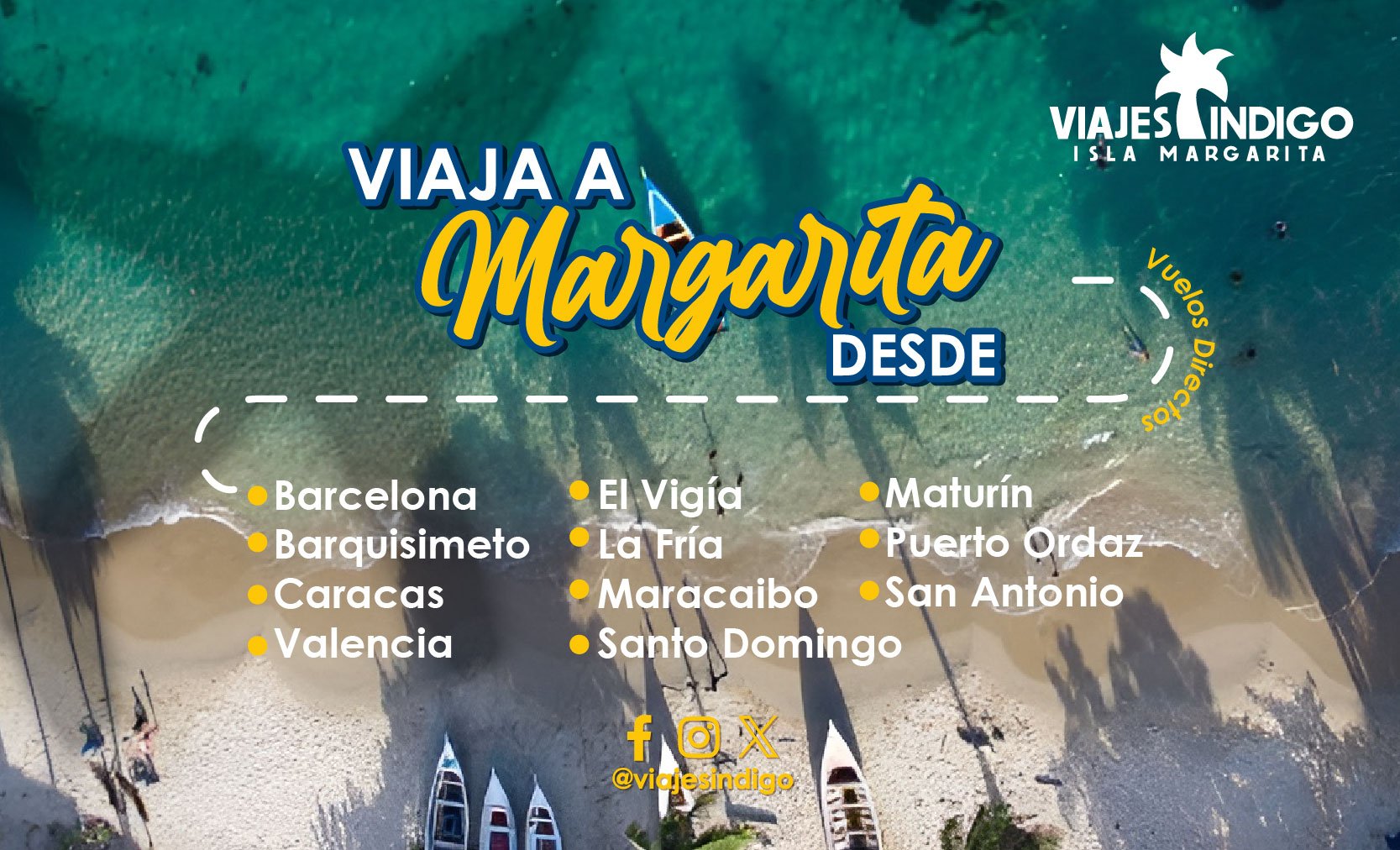 VIAJA A MARGARITA 🌞🤩🛫 VUELOS DIRECTOS 🛫🏖️✨